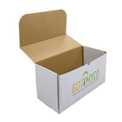 China Recyclable Corrugated Cardboard Packaging Box Mailer Shipping Box For Cosmetic for sale