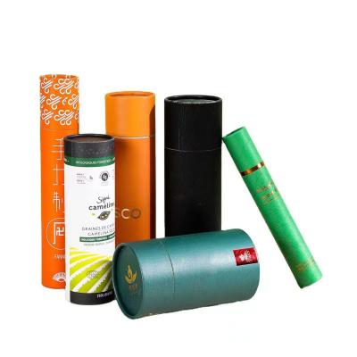 China Tea Candle Tube Packaging Box Round Cylindrical Paper Tube Box for sale