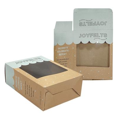 China Kraftpapier Tuck Top Auto Lock Boxen mit Schneidfenstern zu verkaufen