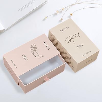 China Rectangle Perfume Drawer Packaging Box Luxury Essential Oil Bottle Packaging for sale