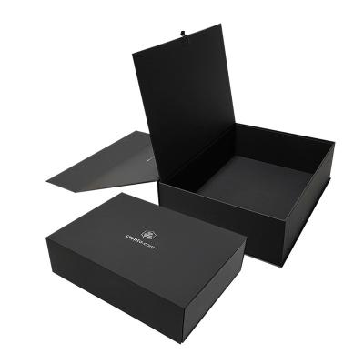 China Matt Lamination Rigid Collapsible Box Packaging Rigid Foldable Magnetic Gift Box for sale