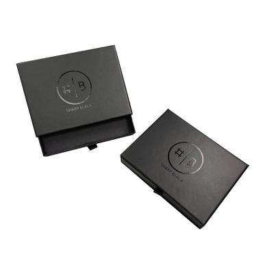 China Luxury Black Magnetic Sealing Gift Box with Matte Finish and Paperboard Material for sale