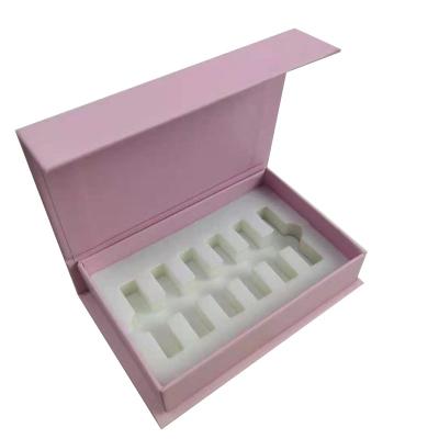 China Custom Order Accepted 5ml 8ml 10ml Perfume Gift Sets Packing Boxes with Sponge Liner for sale