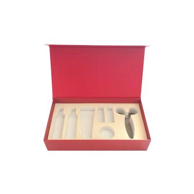 China Flip Lid Paper Box for Skincare Facial Roller Gua Sha Set Customized Packaging Solution for sale