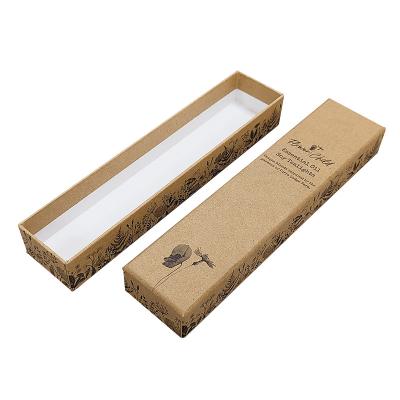 China Paper box luxury design craft ivory paper lid and base cardboard jewelry packaging gift box with foam for sale