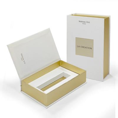 China Custom luxury paper packaging magnetic closure gift box custom logo paper magnetic box for perfume cosmetic packaging for sale