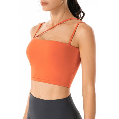 China Sustainably Adjustable Sling Comfort Woman Removeable One Pieces Padded Camisole Bra for sale