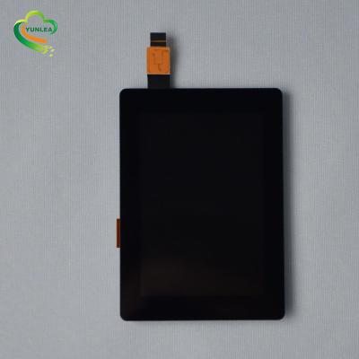 China Custom transparent flexible lcd display curved small tft display cpt touch screen 3.5