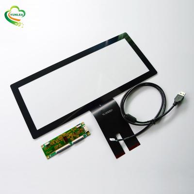 China Large transparent touch screen 12.3 13.3 15 15.6 inch capacitive glass outdoor touch screen covered 12.3 inch for sale