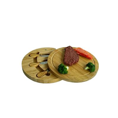 China Hot Viable Customizable Product Logos Bamboo Charcuterie Tray Wooden Board With Cheese Tools for sale