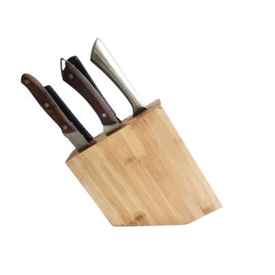 China Sustainable Stylish Stainless Steel Knife Holder For Cutlery Set Wooden Magnetic Knife Holder for sale