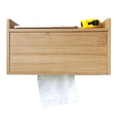 China Multifunctional Whole Sale Tissue Box Holders Wall Hanging Bathroom Tissue Box Towel Desktop Box Minimalist for sale