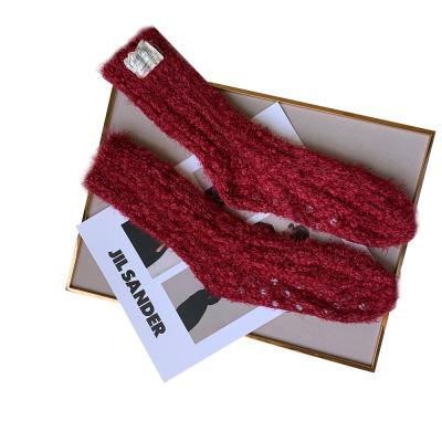 China Keep Warm Design Fashion Winter Thick Knitted Socks Customed For Winter for sale