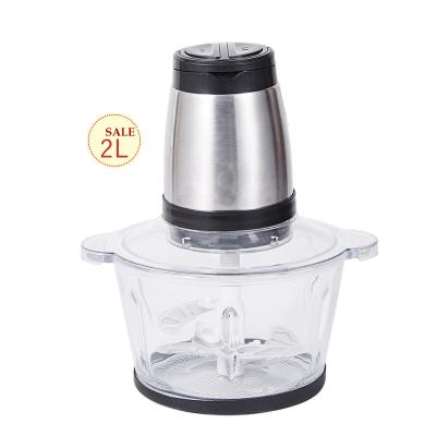 China Low Energy Processor Chopper Electric Glass Stainless Steel Bowl Food Chopper Carrot Portable High Speed ​​Universal Kitchenaid Chopper for sale