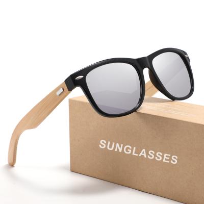 China Square Sunglasses 2022 Fashion Sunglasses Custom Design Bamboo Wooden Logo Eco-friendly Square Sunglasses for sale