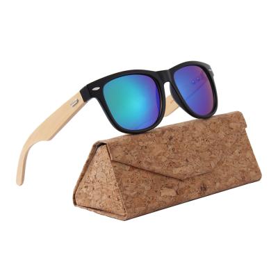 China Fashion sunglasses wholesale cheap bamboo sunglasses UV400 handmade bamboo temples sun glass for sale