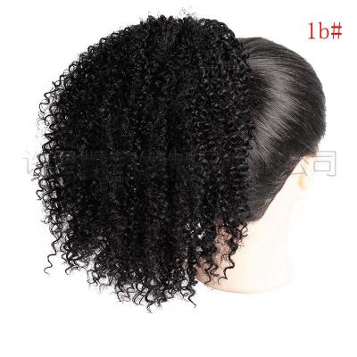 China African Synthetic Hair Wigs European And American Wigs For Ladies Hair Buds Curly Small Bundle Curly Hair Bun for sale