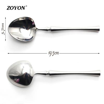 China Disposable High Quality Canton Stainless Steel Fair Spoon Set To Wedding for sale