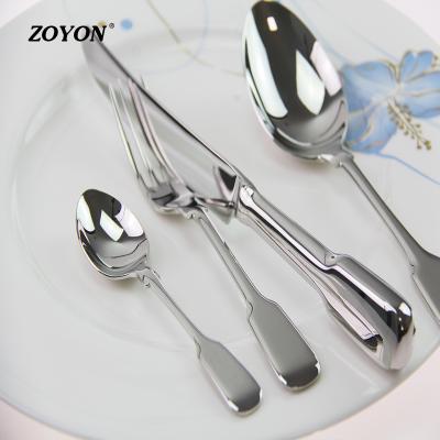 China Disposable High Quality Europe Styles 304 Stainless Steel Dinnerware Set For Wedding Events And Hotel for sale