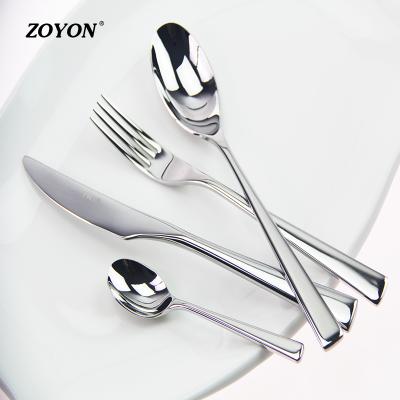 China Wholesale New Designs Disposable High Quality 18/10 Stainless Steel Cutlery Set For Wedding for sale