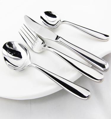 China 18-10 Euro 24pcs Disposable Stainless Steel Top Quality Cutlery Set for sale