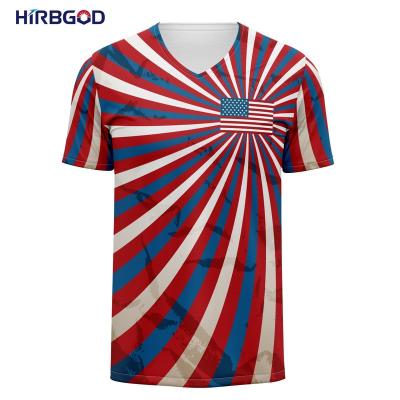 China HIRBGOD TYZ1321-65 USA MTB Breathable Colorful Popular Round Round Sleeve V-Neck 2021 MTB Short Tank Top For Men for sale