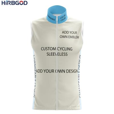 China HIRBGOD Breathable Wholesale Custom Cycling Sleeveless Tank Top Plus Size 2021cycling wear clothing cycling tank top for men for sale