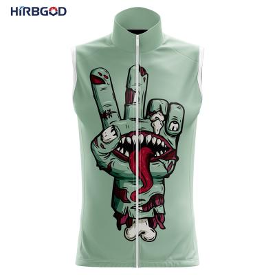 China Breathable HIRBGOD TYZ1218-26 Halloween Monster Cycling Sleeveless Custom Cycling Wear Plus Size Sleeveless Quick Dry Cycling For Women for sale