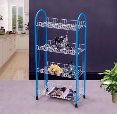 China Multi Color PE Coated Home Storage Racks for Kitchen , Simple and Modern Design for sale