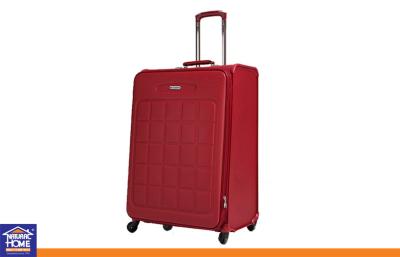 China Fabric Fashion ABS Plain Luggage Cases , Plastic Coded Lock Trolley Flight Suitcase Bags for sale