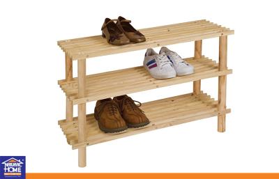 China Attractive and Durable Wooden Shoe Storage Racks Closet Indoor and Outdoor Furniture for sale