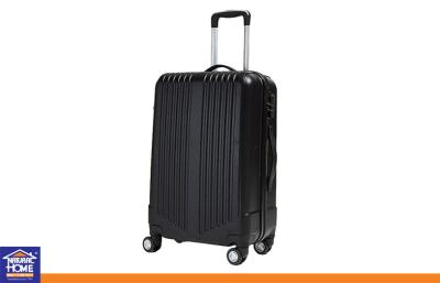 China Black or Custom Travel Luggage Cases / Fashion ABS Trolley Plain Hand Luggage Bags for sale