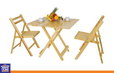 China La tabla plegable cuadrada de madera de Dinning y preside los sistemas, tabla de madera del comedor con las sillas en venta