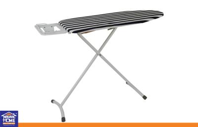 China T-leg Adjustable Small Ironing Board Black and White Strip Cover with Spong for sale