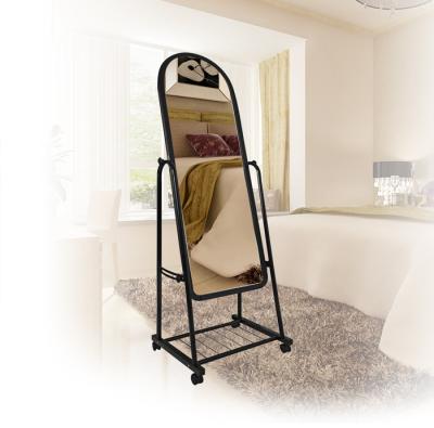 China Clothes Store Black Fitting Room Mirrors Easy Move Home Fitting Furniture With Wheels for sale