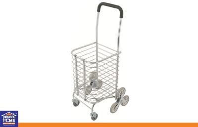 China Folding Aluminum Basket Personal Shopping Carts with Wheels Can Climb Stairs for sale