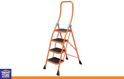 China PE Coated  Tube Handrail and Sponge Step Ladder 4 Tires Home Using Tool for sale