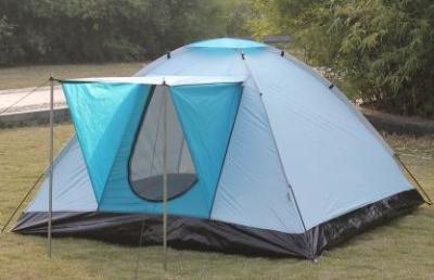 China Outdoor Camping Equipment Beach Tents with Glass Fibre Framework and Polyester Fabric for sale