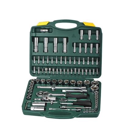 China Household Tool Kit 94 Pieces Socket Wrench Set Carbon Steel Socket Set for sale