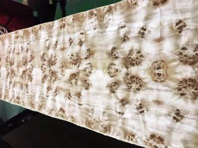 China 0.5mm Full Sheet Mappa Veneer with Paper Back for Furniture Usage for sale