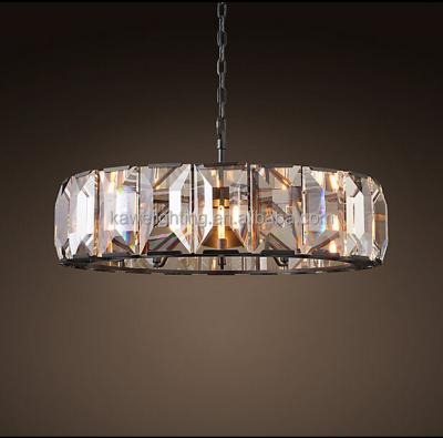 China 2017 Crystal Grade K9 Modern Style LED Crystal Pendant Light CE first and RoHS for dinner, restaruant used. for sale