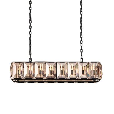 China Hot Selling Industrial Country Style Crystal Chandelier Pendant Lamp American Industrial Style Retro for Dining Room and Home for sale