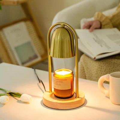 China Metal Dimmable Wax Melt Lights Electric Candle Lamp Melter Warmer Lamps With Time Compatible With Yankee Candle Large for sale