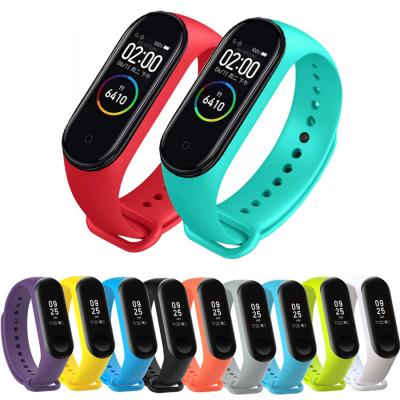 China Replacement Smart Wristband For Xiomi Band 5 Sport Strap Watch Silicone Wrist Strap For Xiomi MI Band 3 Strap 4 5 For Miband 6 Strap for sale