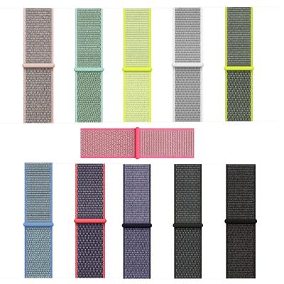 Cina Replacement Nylon Strap For Apple Charm Wrist Watch Strap For Apple Watch Band Series 1 Watch Band 2 3 4 5 6 7 Nylon Woven in vendita