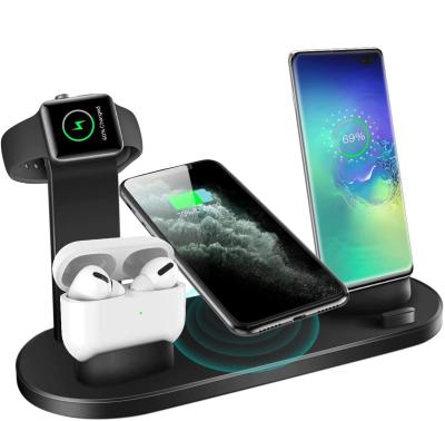 China 15W Wireless Charging Wireless Charger 3 in 1 Qi Certified Fast Charging Station for iWatch for AirPods Pro Wireless Charging Stand for iPhone for sale