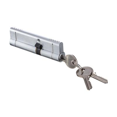 China Cheap Wooden Door Open Lock Cylinder 70mm Double Door Lock Cylinder With Key for sale