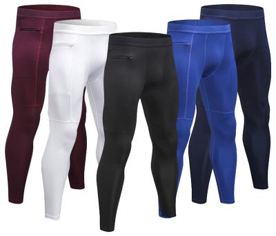 China Best Selling QUICK DRY Gym Wear Sportswear Gaiters Peel Pants Sports Tights For Men for sale