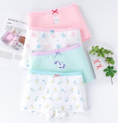 China 10 Years Girls Boxers Soft Cotton Short Underwear Professional Manufacturer for sale