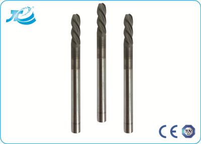 China Customized Size TiCN TiN Coating Solid Carbide End Mill , Plastic Cutting End Mill for sale